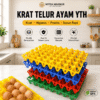 KRAT TELUR AYAM -2 Tempat Telur Keranjang Telor Rak Telur Plastik Tray 30 butir Rak Telor Plastik Egg Tray Krat Telur