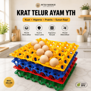 Tempat Telur Keranjang Telor Rak Telur Plastik Tray 30 butir Rak Telor Plastik Egg Tray Krat Telur