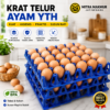 KRAT TELUR AYAM BIRU Tempat Telur Keranjang Telor Rak Telur Plastik Tray 30 butir Rak Telor Plastik Egg Tray Krat Telur