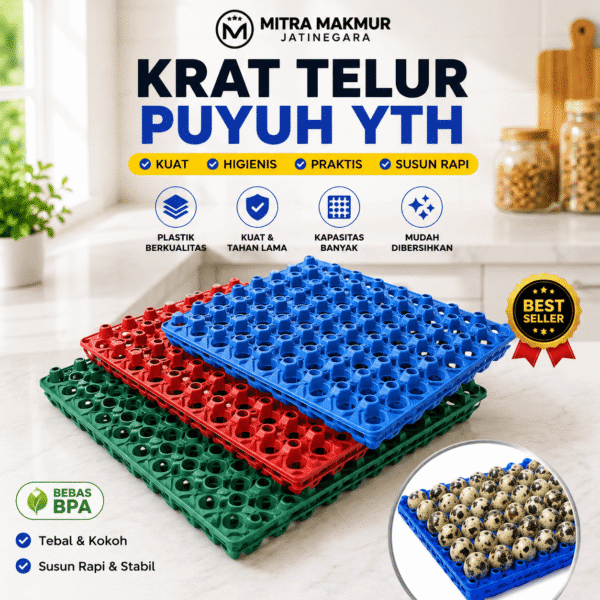 KRAT TELUR PUYUH-1 KRAT TELUR PUYUH PLASTIK ISI 90 TELUR TRAY EGG PUYUH KRAT PLASTIK TELOR PUYUH EGG TRAY MURAH