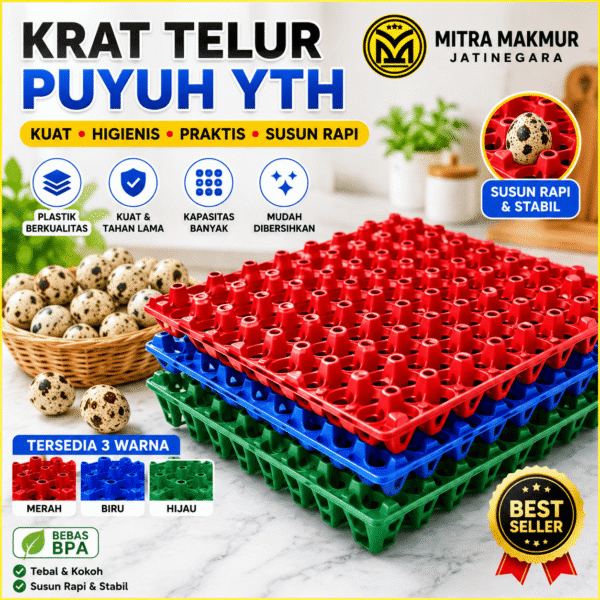 KRAT TELUR PUYUH-2 KRAT TELUR PUYUH PLASTIK ISI 90 TELUR TRAY EGG PUYUH KRAT PLASTIK TELOR PUYUH EGG TRAY MURAH