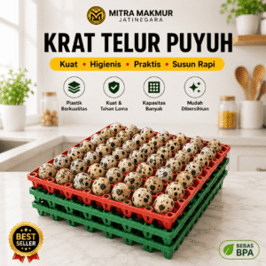 KRAT TELUR PUYUH PLASTIK ISI 90 TELUR TRAY EGG PUYUH KRAT PLASTIK TELOR PUYUH EGG TRAY MURAH