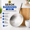 Serok Bawang Stainless 32 Cm Saringan Makanan Gorengan Jumbo Serokan Masak