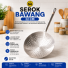Serok Bawang Stainless 32 Cm Saringan Makanan Gorengan Jumbo Serokan Masak