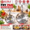 TEFLON STAINLESS SUPRA FRY PAN SS FOOD GRADE TEBAL 22 26 CM WAJAN TEFLON FOOD SAFE SUS 304