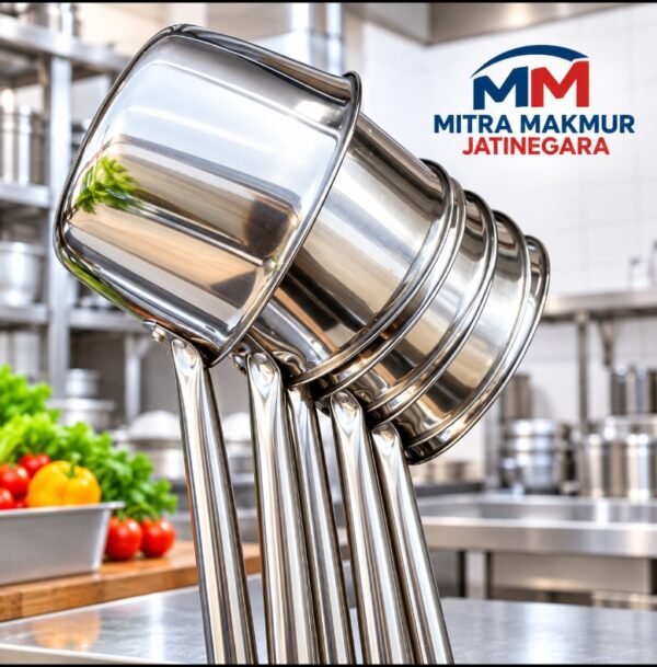 GAYUNG STAINLESS MASAK PANCI STAINLESS GAGANG PANJANG PENDEK 16 18 CM IRUS CIDUK