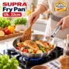 TEFLON STAINLESS SUPRA FRY PAN SS FOOD GRADE TEBAL 22 26 CM WAJAN TEFLON FOOD SAFE SUS 304