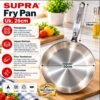 TEFLON STAINLESS SUPRA FRY PAN SS FOOD GRADE TEBAL 22 26 CM WAJAN TEFLON FOOD SAFE SUS 304